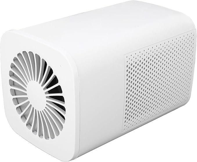 99.97% Filtration Efficiency Powerful Motor Solar Powered Portable Air Purifier for Bedroom, 880 sq ft Coverage, Solar Panel 10W, Dog House, Chicken Coop, Auto