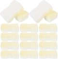 HOMSFOU 15pcs Lampshade Cleaner Sponges Set, Reusable Dry Soot and Dust Removal Fabric Cleaning Pads for Lampshades, Curtains, and Pet Hair, Multipurpose Household Cleaning Tools