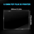 6PCS FEP Film for ANYCUBIC Photon Mono X, Mono X2, Mono X 6K, Mono X 6Ks, M3 Plus, Resin Tank Fep Replacement,3D Printer Accessories