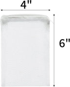 10 Pcs Aquarium Filter Media Bags - Reusable Mesh Bags (6" x 4") for Fish Tank Filters