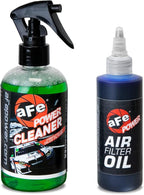 aFe Power Air Filter Travel-Size Restore Kit: 8oz Filter Cleaner and 4oz Spray Bottle Filter Oil - Blue, Restores Pro 5R Engine Air Filters, #90-51301L
