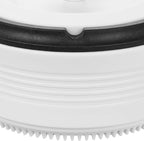 ARTIBETTER Smart Ashtray for Home and Office, Ivory White Rechargeable Auto Ash Holder with Smoke Extraction, Portable Indoor and Car Use Smoke Cleaner