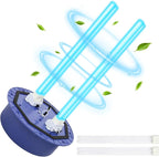 HVAC UVC Light Air Purifier 72W System with Energy Saving Airflow Sensor and 2 16-inch Bulbs for HVAC Systems in Homes, Offices, Schools, etc