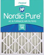 Nordic Pure 16x24x4 (Actual Size: 15 3/8 x 23 3/8 x 3 5/8) Pleated MERV 14 Air Filter 1 Pack