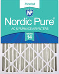 Nordic Pure 20x25x4 (Actual Size: 19 1/2 x 24 1/2 x 3 5/8) Pleated MERV 14 Air Filter 1 Pack