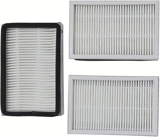 EZ SPARES 3 PCS Replacement for Kenmore EF2 (EF-2) Exhaust HEPA Vacuum Replacement Filter Compares to 86880 and for Panasonic MC-V194H HEPA Filter