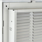 Venti Air 14" X 24" Steel Return Air Filter Grille - Removable Face/Door for 1 inch Filters - HVAC Duct Cover Grill (2-3 Business Day Delivery) [Outer Dimension: 16.5"W X 26.5" H]