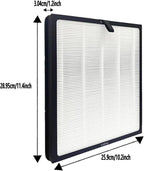 HY4866 Replacement Filter, Compatible For MORENTO, HY4866,WESTHEY HY4866，Compatible For YIOU，M1 Air Purifier Filtration System(1pcs)