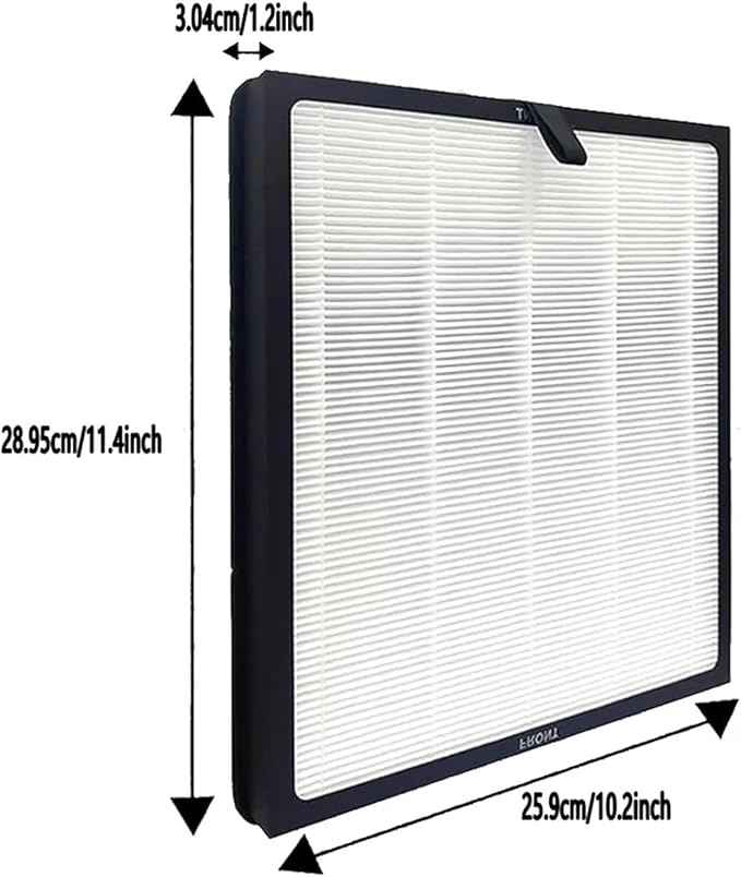 HY4866 Replacement Filter, Compatible For MORENTO, HY4866,WESTHEY HY4866，Compatible For YIOU，M1 Air Purifier Filtration System(2pcs)