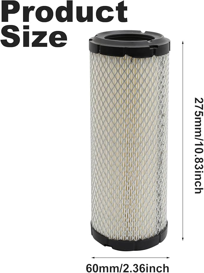 Anxingo 11013-7020 Air Filter Replacement for Kubota TA040-93230 2508301-S, Replacement for TC620-93230 K7561-82860 R1411-42270 11013-7020 75214