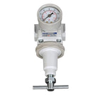 PneumaticPlus SAR300T-N03BG Air Pressure Regulator 3/8" NPT, T-Handle, Gauge & Bracket
