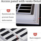 Decorative Return Air Grille Cover, Wall/Ceiling Vent Cover with Adjustable Design, Durables & Easy-to-Install for Home & Office, Cold Air Return Vent Cover(14x16in (36x41cm))