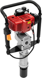 Gas Powered T-Post Driver, 1900W 52CC T Post Pounder Driver Heavy Duty Gasoline, 2-Stroke Fence Farm Push Pile Gasoline Engine Kit for Fence Post Construction Site