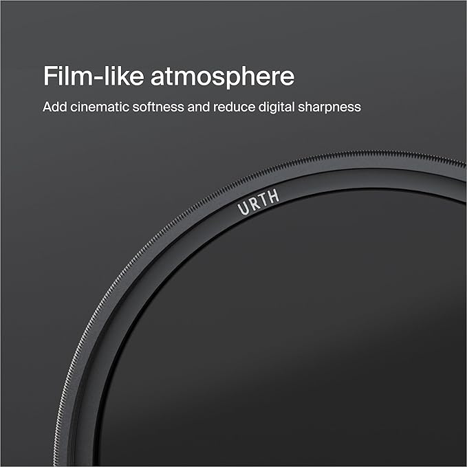 Urth 72mm Ethereal White Mist ¼ Diffusion Lens Filter (Plus+) - Cinematic Effect, 20-Layer Nano-Coated Light Dispersing Particles