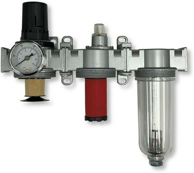 3/8" COMPRESSED AIR FILTER REGULATOR/DESICCANT DRYER/COALESCING FILTER