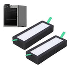 Eujgoov 2 Pcs 3D Printer Air Filter, Particulate Air 13 and Activated Carbon Combo Filter Without Brush for Bamboo Series