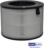 PUREBURG Replacement Filter Compatible with LG PuriCare AeroTower U9C Series U9CV2B U9CS1C U9CV1C Air Purifying Fan,H13 4-Stage Filtration Activated Carbon Air Clean