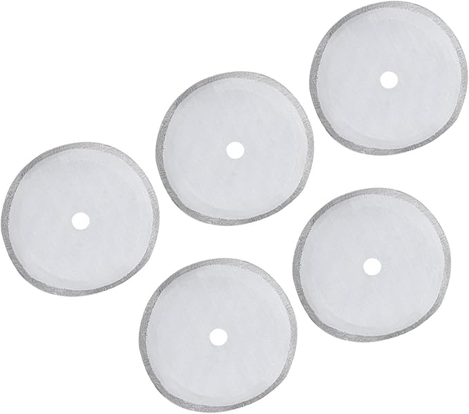 304 Stainless Steel Coffee Filter Mesh 5Pcs Set Portable Detachable Coffee Pot Filter Accessory for Home and Coffee Shop Use Durable High Temperature (Medium-800ml)