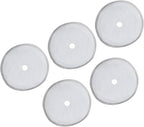 304 Stainless Steel Coffee Filter Mesh Set of 5, 80 Mesh UltraFine Filter for Full Extraction, Practical Accessory for Coffee Machine, Suitable Brewing Mellow (Small-350ml)