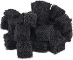 PENN-PLAX Carbon Infused Aquarium Filter Media Pad – Easy to Cut into Any Size Your Filter Requires – 10” x 18”