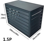 Freestanding Louvered Space Divider, outdoor garbage can enclosures, balcony air conditioning privacy cover, durable, noise reduction, suitable for gardens, balconies, walls, courtyards ( Color : FOUR
