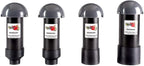 OdorHog Vent Stack Pipe Filter 4 Sizes, Black ABS with Mushroom Cap, Removes Outdoor Septic and Sewer Odors (fits 1.5 or 2.0-inch)