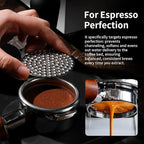 watchget 51mm Espresso Puck Screen Reusable Mesh Coffee Filter 0.8mm Thickness Puck Screen Stainless Steel Lower Shower Screen for 51mm Protafilter Basket