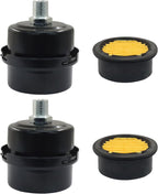 2 Pcs Air Compressor Silencer, 1/4" Thread Air Compressor Intake Filter 12.5mm Air Compressor Filter Noise Muffler