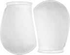 Wave Point 7 Inch Ring Filter Socks 200 Micron - Aquarium Felt Filter Bags - 7 Inch Ring by 16 Inches Long [Long Version] - Fits Eshopps and Aqueon (2 pk)
