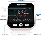 CO2 Monitor Indoor with Bonus Humidity & Temperature Readings | Carbon Dioxide Meter, Homebrewing - Carbon Dioxide Detector, Portable CO2 Detector, CO2 Meter Indoor, CO2 Sensor