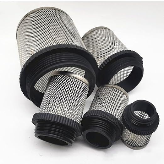 Heavy-Duty Plastic Strainer 1/2 3/4 - Male Inline Filter with Mesh Net for Pond Pumps & Greenhouse Watering(1/2")