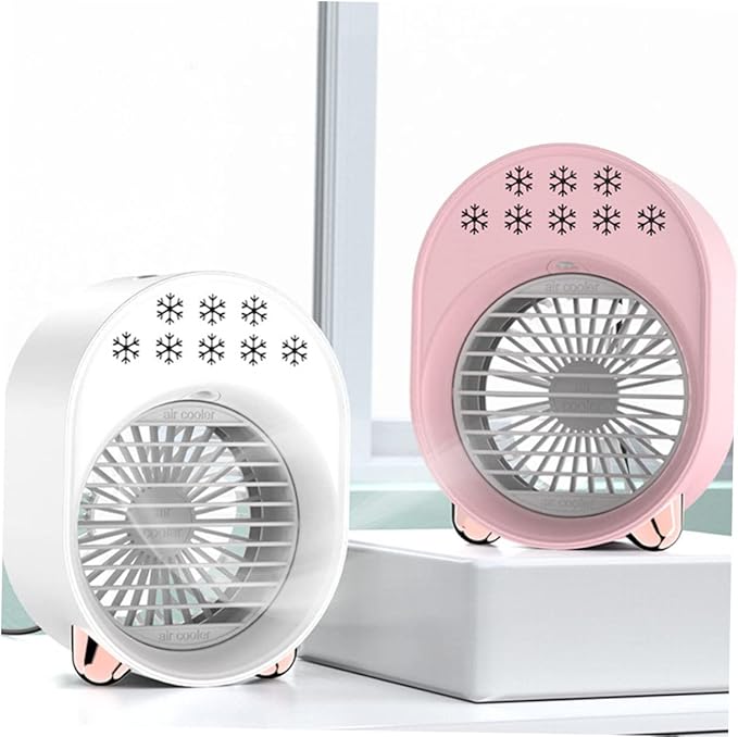 Cabilock 1pc Usb Desktop Air Cooler Conditioner Fan Multi-filtering Compact Design for Clean Office Outdoors