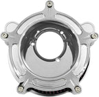 HDBUBALUS Motorcycle Air Filter Cleaner Intake Filter System Kit (B-For Touring 00-07/ Dyna 00-17,Softail 00-15)