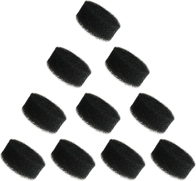 10 Pack Intake Filter Replacement for Air Compressor, 2" Round, Universal Fits for Craftsman, Porter Cable, DeVilbiss