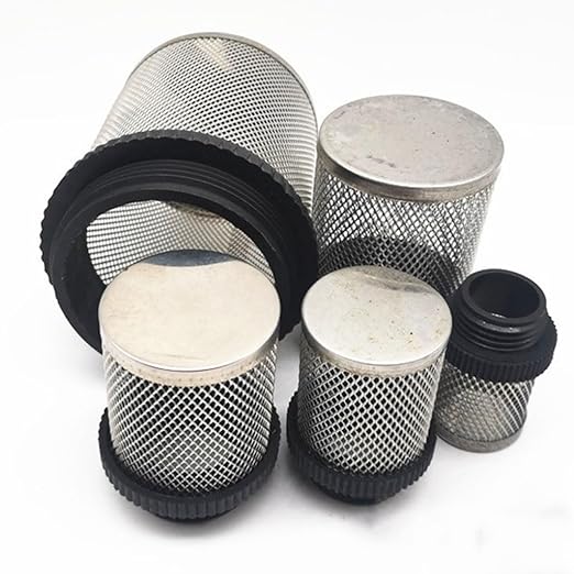Heavy-Duty Plastic Strainer 1/2 3/4 - Male Inline Filter with Mesh Net for Pond Pumps & Greenhouse Watering(1")