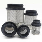 Heavy-Duty Plastic Strainer 1/2 3/4 - Male Inline Filter with Mesh Net for Pond Pumps & Greenhouse Watering(2.5")