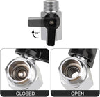 4 Packs Air Compressor Outlet Kit 3/4 Inch for Rapid Air System, Compressed Air Outlet Kit for Shop Air Line Kit, Fittings for Compressed Air Piping System with 1/2 Inch NPT Outlet Port