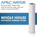 APEC Water Systems CB1-CAB20-BB APEC Whole House Carbon Water Filter with 20" BB Home Filtration System