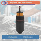 ZONFANT Oil Filter Cap Cover Compatible With Ford Lincoln Vehicle Fusion F150 Bronco Edge Explorer 2015-2021, Aviator Continental MKX MKZ 2016-2022, Replace#FT4Z6A832C FT4Z-6A832-C