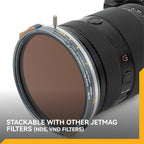 NiSi - JetMag Pro 82MAG Film Glow 1/4 - Cinematic Mist Glow Diffusion Filter, Highlight Bloom for Photo & Video, Nano Coated Optical Glass, Ultra-Slim Frame - Adapter Ring Required