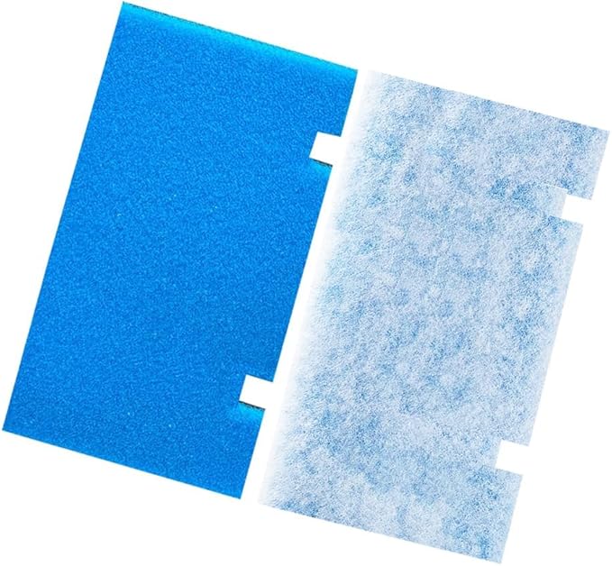 RV AC Filter Replacement Filters for-Dometic 3313107.103 3105012.003, MERV 6 for RV High-Efficiency Foam-Pad for Camper Grille Travel Trailer Replacement, 4 Pack 14” x 7.5” Filters Blue