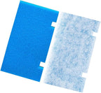 RV AC Filter Replacement Filters for-Dometic 3313107.103 3105012.003, MERV 6 for RV High-Efficiency Foam-Pad for Camper Grille Travel Trailer Replacement, 4 Pack 14” x 7.5” Filters Blue