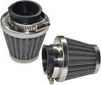 Baitaihem Pack of 2 Motorcycle POD Air Filter Dirt Pocket Bike ATV Pit Bike 35 38 39 40 42 46 48 50 52 54mm (46mm)