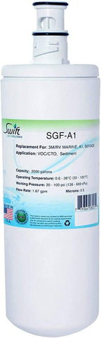 Swift Green Filters SGF-A1 Compatible for 3M/RV MARINE, A1, 5610429 Commercial water Filter (1 Pack),Made in USA