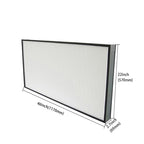 HEPA Filter Replacement 46 * 22 * 2.7inch for FFU Vertical Laminar Flow Hood Clean Bench Clean Room