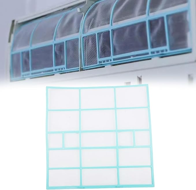 Air Conditioner Filter for Hanging Indoor Unit, Anti-Dust Plastic Mesh Filter Screen Compatible with Hualing Split System Air Conditioners(32.5 * 32cm)