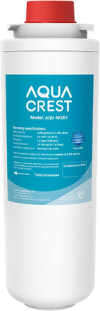 AQUA CREST Replacement Filter for Elkay® 51300C, [No CHIP] Compatible with Elkay® ezH20® and Halsey Taylor® Bottle Filling Stations, NSF/ANSI 42, Reduces Chlorine, Bad Taste & Odor, 1 Pack