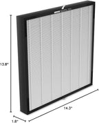 Oreck Certified HEPA Media + Odor Control Replacement Filter Kit Type B3, for Air Response Large, Powerful HEPA and Carbon Filtration, Captures 99% of Particles, Dust, Pollen, Pet Dander and Smoke