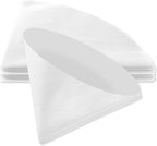 20 pcs 10 Inch Fryer Oil Filter, Non Woven Cooking Deep Oil Cones Strainer Grease Maple Syrup Beeswax Filter for Restaurant Kitchen Cafe Hotel Food Truck