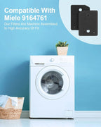 9164761 Foam Filter Replacement for All Miele T1 Heat Pump Tumble Dryers TMB540WP TKS850WP TKG840WP TKS650WP TKB150WP TKG450WP TCJ680WP TCE520WP Parts (3)